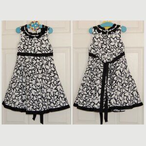 Polly & Friends, Girls Size 5, Floral Party Dress, Lined